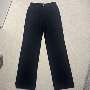 Zara Women's Black Straight Leg Pants